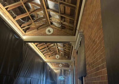 Professional asbestos inspection before demolition