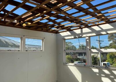 Professional demolition equipment on site